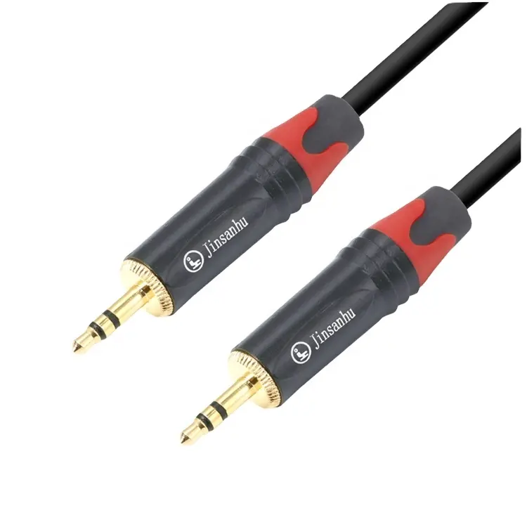 Cable Factory Jinsanhu High Quality 1 M 3.5mm Ofc Aux Cable For Phone Audio