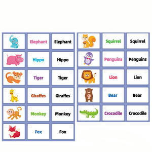 Carte d'apprentissage personnalisée 2 images Flip Funny Lenticular 3d Picture Children Carte lenticulaire 3D - Product Image 6