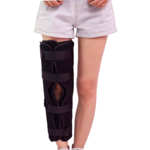 Inmovilizador de rodilla extraíble para hombres y mujeres, <span class=keywords><strong>rodillera</strong></span> segura y cómoda, estabilizador para recuperación, barra de aleación recta, férula para rodilla - Product Image 1