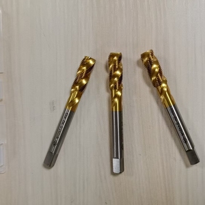 Pms Máy vòi <span class=keywords><strong>M10</strong></span> Titan mạ xoắn ốc điểm chủ đề tap Xoắn Ốc Nhọn Máy tap - Product Image 3