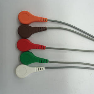 สายเคเบิล <span class=keywords><strong>ECG</strong></span> แบบ 5 สาย รุ่น DMS 300-3A พร้อมหัวต่อแบบ Snap สำหรับเครื่องบันทึก Holter <span class=keywords><strong>ECG</strong></span> แบบ 24 ชั่วโมง - Product Image 2