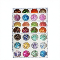 Cross-border nagelkunst fruitplakjes bloemen vlinder kerst DIY sieraden slime materialen papieren doos verpakking