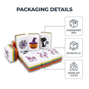 Juego de Mahjong de Acrílico Trick or Treat, Fichas de Mahjong de Halloween, Regalo de Calabaza Joker - Product Image 6