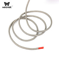 Excellente Corde Antistatique Tressée en Acier Inoxydable à Fibres d'Argent, Sûre, 50m/Rouleau, pour Impression, Emballage, Logistique, Instruments de Précision