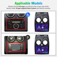 Junsun-Autoradio Carplay Android pour Nissan Qashqai J10 2006-2013 Lecteur DVD de voiture pour Nissan Qashqai J10 Autoradio Stéréo