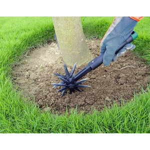 Nuovo Attrezzo <span class=keywords><strong>per</strong></span> Prato, Arieggiatore <span class=keywords><strong>da</strong></span> Giardino, Motozappa Rotante, Dissodatore del Terreno, Nero/Argento - Product Image 4