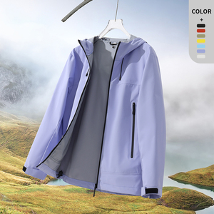 Venta caliente personalizado con capucha impermeable cortavientos senderismo ropa deportiva con capucha transpirable montañismo Camping - Product Image 5