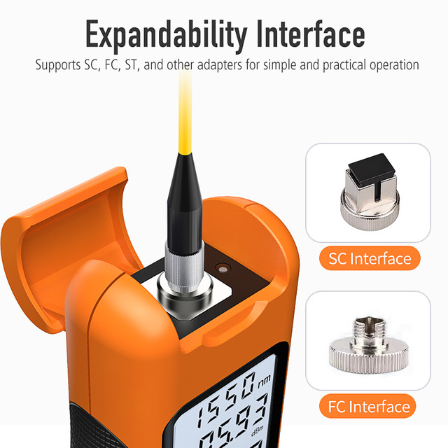 4G Rechargeable OPM VFL Fiber Optic Tester Y12 Optical Power Meter Visual Fault Locator 15mw Multimeter POE/GSM 5-Year Warranty