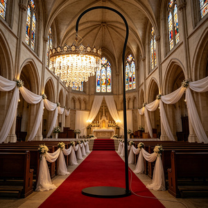 Lampadaire Couronne de Cristal pour <span class=keywords><strong>Club</strong></span> de Campagne, Lumière Élégante pour Événements de <span class=keywords><strong>Club</strong></span> de Campagne, Suspension de Luxe pour Scène de Mariage et Salle de Cérémonie - Product Image 1