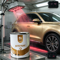 Apprêt automobile 1K Crystal Yellow Pearl, haute adhérence, antirouille, peinture de base pour réparation de carrosserie