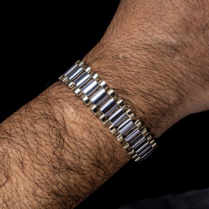 Pulsera de Oro de 14K MSB-567, Joyería Unisex para Uso Diario - Product Image 4