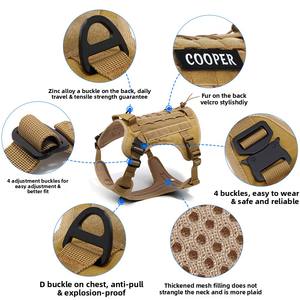 เสื้อกั๊กไนลอนสะท้อนแสงสุดหรูสำหรับสุนัขขนาดใหญ่ขนาดกลาง - Product Image 4