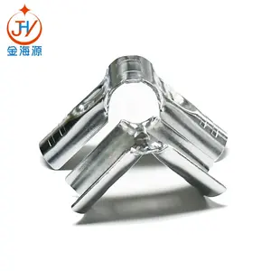 Hight Quality Metal Expansion Joint Coated Pipe Connectors Galvanized Steel Joint Pipe Fittings HJ- 2 For Pipe Rack System