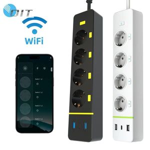 Smart Home USB Tipo C Regleta de alimentación 16A Cobre Abrazadera de <span class=keywords><strong>escritorio</strong></span> Protector contra sobretensiones con UE EE. UU. Reino Unido Enchufes Enchufe inteligente - Product Image 6