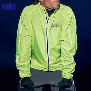 Vestes imperméables fluorescentes haute performance avec poche manteau de pluie de randonnée personnalisé ciré ouvert <span class=keywords><strong>veste</strong></span> imperméable pour hommes - Product Image 3