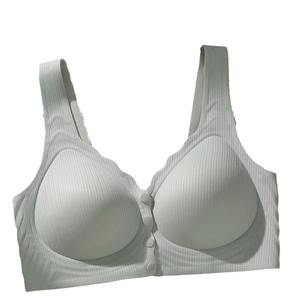 Sous-vêtement sans couture à boucle avant respirant pour femmes mince <span class=keywords><strong>gros</strong></span> <span class=keywords><strong>seins</strong></span> spectacle petite-grande taille mères d'âge moyen et âgées - Product Image 5