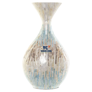 Vase en nacre Capiz pour le Ramadan, pour la décoration de la maison, vase à vadrouille pour l'affichage, fabricant vietnamien fait à la main pour la décoration de la maison - Product Image 1