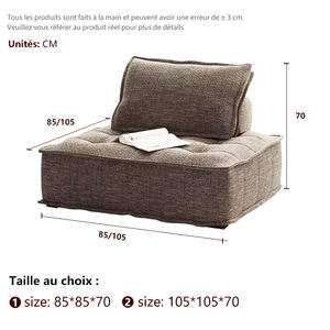 Sofá Modular Envasado al Vacío, Juego de Sofás para Sala de Estar, Sofá Comprimido, Canapé Sous Vide - Product Image 5