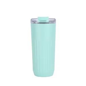 Hediye fikirleri sıska paslanmaz çelik Tumblers 20 oz vakum yalıtımlı kullanımlık uzun boylu kahve seyahat bardağı fincan