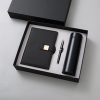 Ensemble cadeau de journal personnalisé, cahiers en cuir PU de luxe cinq étoiles, sublimation, carnet vierge rouge