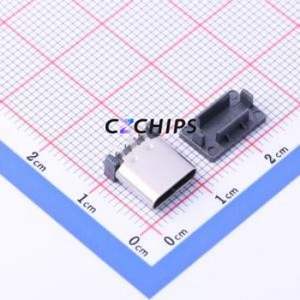 KH-TYPE-C-L9.3-16P-STM USB Connector SMD Connector Type-C Vertical Mount 16P - Product Image 1