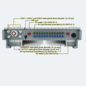 Invertisseurs solaires à haute efficacité SUN2000-60KTL-M0 60KW triphasés pour système solaire connecté au réseau - Product Image 3