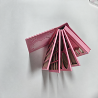 Palette de maquillage vide glamour rose étincelant avec motif cœur, recouverte de paillettes, pour le développement OEM de marques de beauté indépendantes