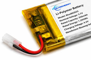 802025 3.7V 350mAh แบตเตอรี่ลิเธียมโพลิเมอร์แบบชาร์จไฟได้พร้อมขั้วต่อสายไฟสำหรับอุปกรณ์อิเล็กทรอนิกส์แบบพกพาขนาดเล็ก - Product Image 3