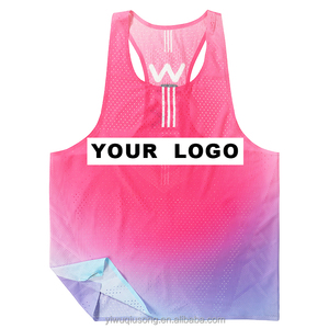 Áo ba lỗ chạy marathon <span class=keywords><strong>2025</strong></span> chất lượng cao siêu nhẹ, thiết kế tùy chỉnh dành cho nam nữ, thoáng khí, nhanh khô - Product Image 5