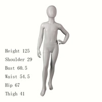 Maniquí de cuerpo para niños, maniquí de piel realista