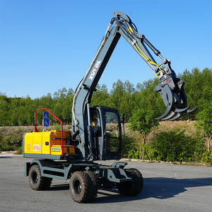 <span class=keywords><strong>Grappin</strong></span> rotatif pour excavatrice sur pneus, accessoires pour pneus en caoutchouc, fabricant de machines forestières - Product Image 1