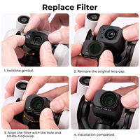 K&F Concept HD DJI Drone Lens UV Filter CPL Filter Lapisan Hijau Anti-reflektif Satu Sisi untuk DJI Drone Mini 3/Mini 3 PRO