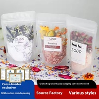 Garam Mandi Himalaya Aroma Baru dengan Bunga Tanaman Kering Garam Epsom Alami untuk Penggunaan Tubuh Dewasa dalam Botol-Grosir