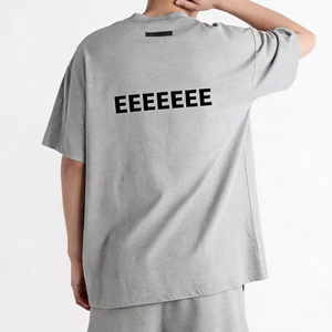 <span class=keywords><strong>Camiseta</strong></span> ESS para Hombre y <span class=keywords><strong>Mujer</strong></span>, Nueva Marca de Moda, Informal, de Algodón, Manga Corta, Ajuste Holgado, Larga, Verano, Venta al por Mayor - Product Image 6