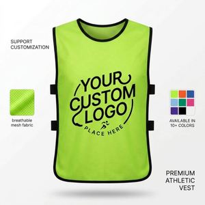 Chalecos Deportivos Personalizados con Logotipo Promocional para Fútbol, Baloncesto, Maratón, Equipos, Venta al Por Mayor, Chalecos de Entrenamiento Deportivo de Poliéster - Product Image 4