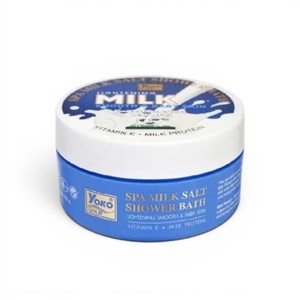 Y603 Yoko Gold Spa Milk Salt Shower Bath 380g. Spa Salt for Exfoliating and Nourishing Skin Enriched Vitamin E and Milk Protein - Product Image 2