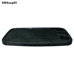 Nouveau matériau ABS en gros de haute qualité et table de piédestal amovible de table de bateau avec <span class=keywords><strong>porte</strong></span>-gobelets intégrés support pour téléphone - Product Image 5