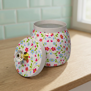 Elegant Wholesale Candy Chocolate Dry Fruit <b>Box</b> & Acrylic Knob Lid Flower Sticker Printing Enamel for Table Decor - Product Image 4