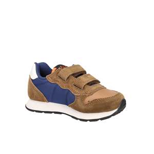 Sun68 Baskets pour enfants Z45314B Marron Bleu Fermeture Velcro Chaussures décontractées - Product Image 6