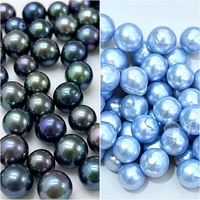 Harga Pabrik Mutiara Air Tawar Alami Bulat Berwarna 6-10mm dari Muses Jewels, Manik-Manik Lepas untuk Pembuatan Perhiasan