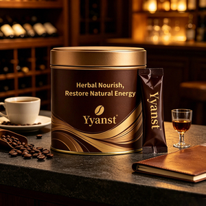 Café Instantáneo Herbal Nutritivo en Sobres Individuales, Envase Metálico, Bebida Natural para Energía Diaria y Bienestar - Product Image 3
