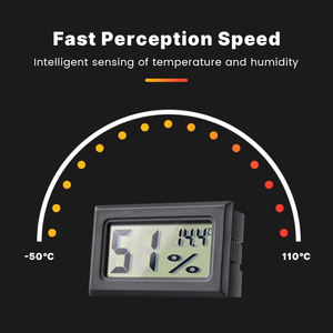 Prix usine contrôle <span class=keywords><strong>automatique</strong></span> LCD thermomètre numérique hygromètre capteur de température noir/blanc <span class=keywords><strong>pour</strong></span> poulet caille autruche canard - Product Image 5