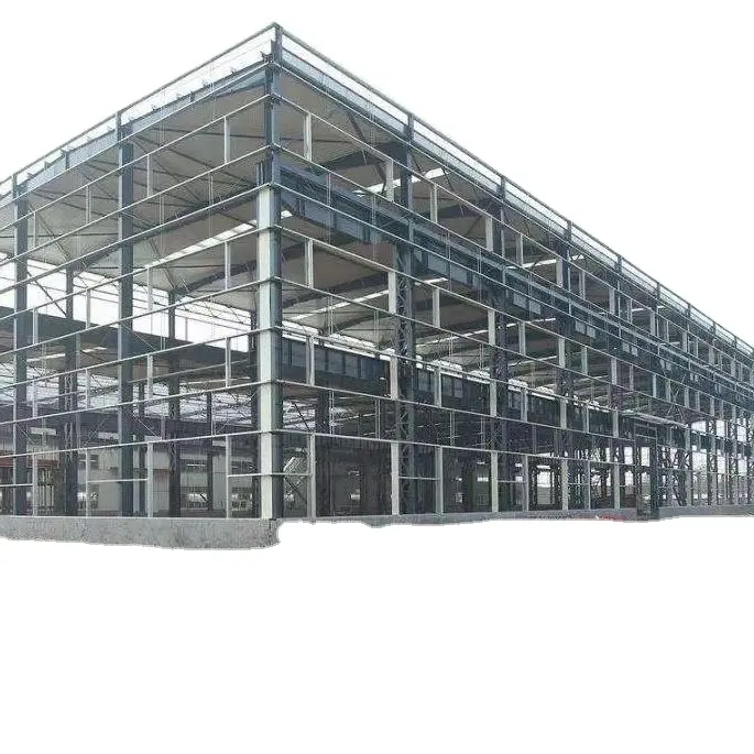 Düşük maliyetli katı prefabrik okul binası çelik yapı yüksek katlı çelik çerçeve ev