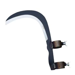 Cuchilla de Acero al Manganeso en Forma de Cuchilla de Luna, Herramienta Agrícola para Cosecha, Acabado en Óxido Negro, Fabricada en Linyi, China - Product Image 1