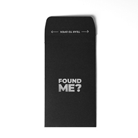 Enveloppes en papier d'invitation autocollantes noires de luxe, petites, pour emballages cadeaux, enveloppes en carton avec impression de logo personnalisé