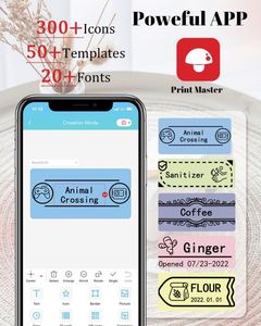 <span class=keywords><strong>Phomemo</strong></span> <span class=keywords><strong>D50</strong></span> Mini Tragbarer Kabelloser Etikettendrucker Selbstklebender Aufkleber Druckmaschine Etikettenrolle Thermodrucker - Product Image 6