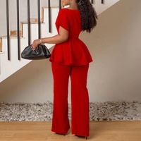 Ensemble décontracté et respirant pour femme, style européen et américain, avec haut à bretelles imprimé et pantalon taille haute à jambes larges, collection été 2026
