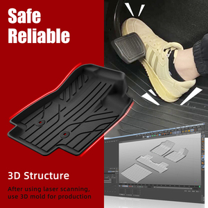 Alfombrilla de coche 3D TPE de alta calidad, revestimientos impermeables para coche, revestimientos antideslizantes para suelo, alfombrilla a prueba de polvo para coche para DAIHATSU MOVE 2025 RHD Fuel - Product Image 3