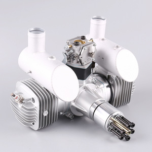 DLE120 Twin Cylinder Gas <b>Engine</b> 120CC For Rc Airplane Outdoor Use Metal <b>Model</b> <b>Kit</b> - Product Image 4