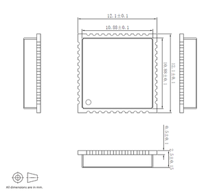 Compex wsd377 QCA9377-3 Wifi + Bluetooth SDIO mô-đun WLAN/BT và truyền thông năng lượng thấp - Product Image 3